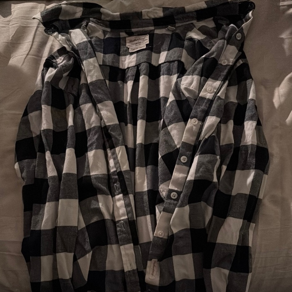 Black and White Checkered Shirt